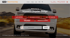 Desktop Screenshot of nipawinchrysler.com